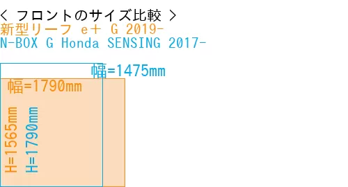 #新型リーフ e＋ G 2019- + N-BOX G Honda SENSING 2017-